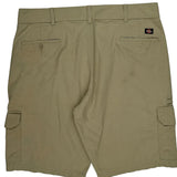 Dickies Cargo Shorts - 38W 11L Khaki Cotton