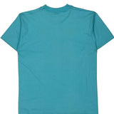 Screen Stars College T-Shirt - Large Blue Cotton Blend