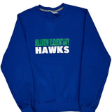 Hillview Elementary Hawks Russell Athletic College Sweatshirt - Small Blue Cotton Blend