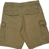 Carhartt Cargo Shorts - 32W 10L Khaki Cotton