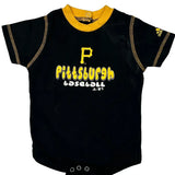 Age 12 Months Pittsburgh Baseball Adidas Top - 4XS Black Cotton