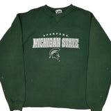 Michigan State Spartans Lee Sport College Sweatshirt - Large Green Cotton