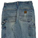 Carhartt Double Knee Carpenter Jeans - 30W 30L Light Wash Cotton
