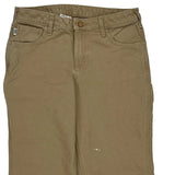 Carhartt Cargo Trousers - 32W UK 12 Khaki Cotton