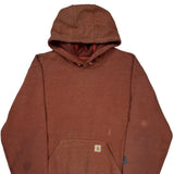 Carhartt Hoodie - XL Brown Cotton