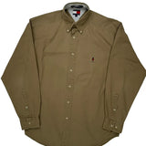 Tommy Hilfiger Shirt - Small Khaki Cotton