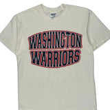 Washington Warriors Gildan Nfl T-Shirt - Large White Cotton