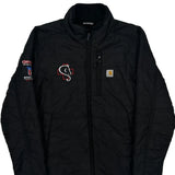 Rain Defender Carhartt Graphic Jacket - Small Black Polyester