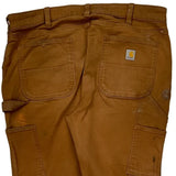 Carhartt Double Knee Carpenter Trousers - 38W UK 20 Brown Cotton