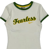 Nike T-Shirt - Medium Green Cotton