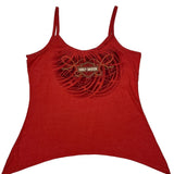First Flight Harley Davidson Harley Davidson Tank Top - Small Red Cotton
