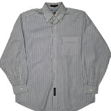 Tommy Hilfiger Striped Shirt - Medium Blue Cotton