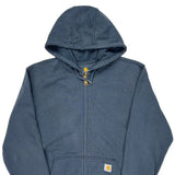 Carhartt Hoodie - Medium Blue Cotton Blend
