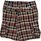 Tommy Hilfiger Checked Cargo Shorts - 36W 10L Multicoloured Cotton