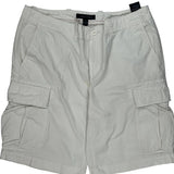 Tommy Hilfiger Cargo Shorts - 34W 11L White Cotton