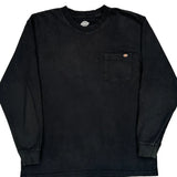 Dickies Long Sleeve T-Shirt - XL Black Cotton