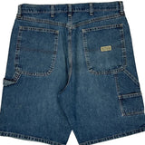 Wrangler Cargo Denim Shorts - 34W 9L Blue Denim