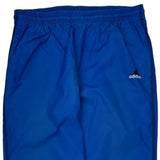 Adidas Track Pants - Large Blue Polyester
