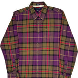 Tommy Hilfiger Checked Flannel Shirt - Medium Multicoloured Cotton