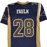 Age 8, Rams Adidas Nfl Football Jersey - Medium Gold Polyester