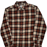 Carhartt Checked Flannel Shirt - Medium Black Cotton