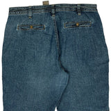 Hip Hop Crest Jeans Cargo Shorts - 36″ Waist Blue Cotton