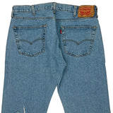 501 Levis Denim Shorts - 38W 14L Light Wash Denim
