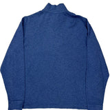 Vintage Polo By Ralph Lauren 1/4 Zip - XL Blue Cotton Blend