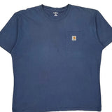 Carhartt T-Shirt - XL Blue Cotton