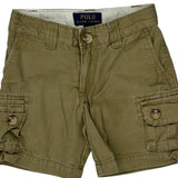 Age 3-4 Polo By Ralph Lauren Cargo Cargo Shorts - 3XS Khaki Cotton
