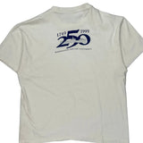Washington And Lee University Hanes Single Stitch T-Shirt - Large White Cotton