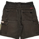 Quiksilver Cargo Shorts - 33W 10L Brown Cotton