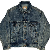 Levis Oversized Denim Jacket - XL Acid Wash Cotton