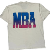Mba Fruit Of The Loom Single Stitch T-Shirt - Large White Cotton