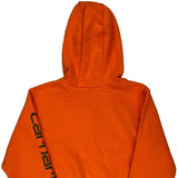Age 10-12 Carhartt Hoodie - Medium Orange Cotton