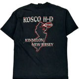 Kosco H-D Harley Davidson Graphic T-Shirt - Large Black Cotton