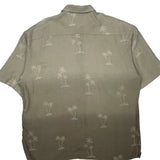Pierre Cardin Floral Hawaiian Shirt - 2XL Beige Viscose