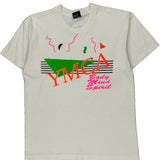 Ymca Screen Stars Graphic T-Shirt - Large White Cotton Blend