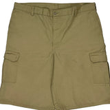 Dickies Cargo Shorts - 38W 12L Khaki Cotton