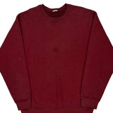 Unbranded Sweatshirt - XL Burgundy Cotton Blend