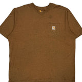 Carhartt T-Shirt - 2XL Brown Cotton