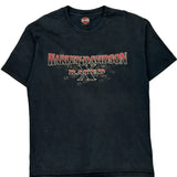 Kosco H-D Harley Davidson Graphic T-Shirt - Large Black Cotton