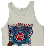 Detroit Pistons Nba Single Stitch Vest - Medium Multicoloured Cotton