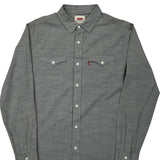 Levis Shirt - Small Grey Cotton