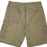 Wrangler Cargo Shorts - 36W 9L Khaki Cotton