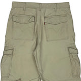 Levis Cargo Shorts - 34W 10L Beige Cotton