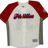 Philadelphia Phillies Majestic Mlb Jersey - XL Red Polyester