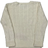 Age 6 Polo By Ralph Lauren Jumper - Small Cream Cotton