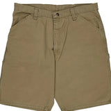 Wrangler Carpenter Shorts - 36W 11L Beige Cotton