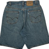 Levis Denim Shorts - 32W 11L Blue Cotton